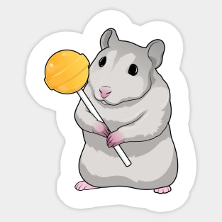 Hamster Lollipop Sticker